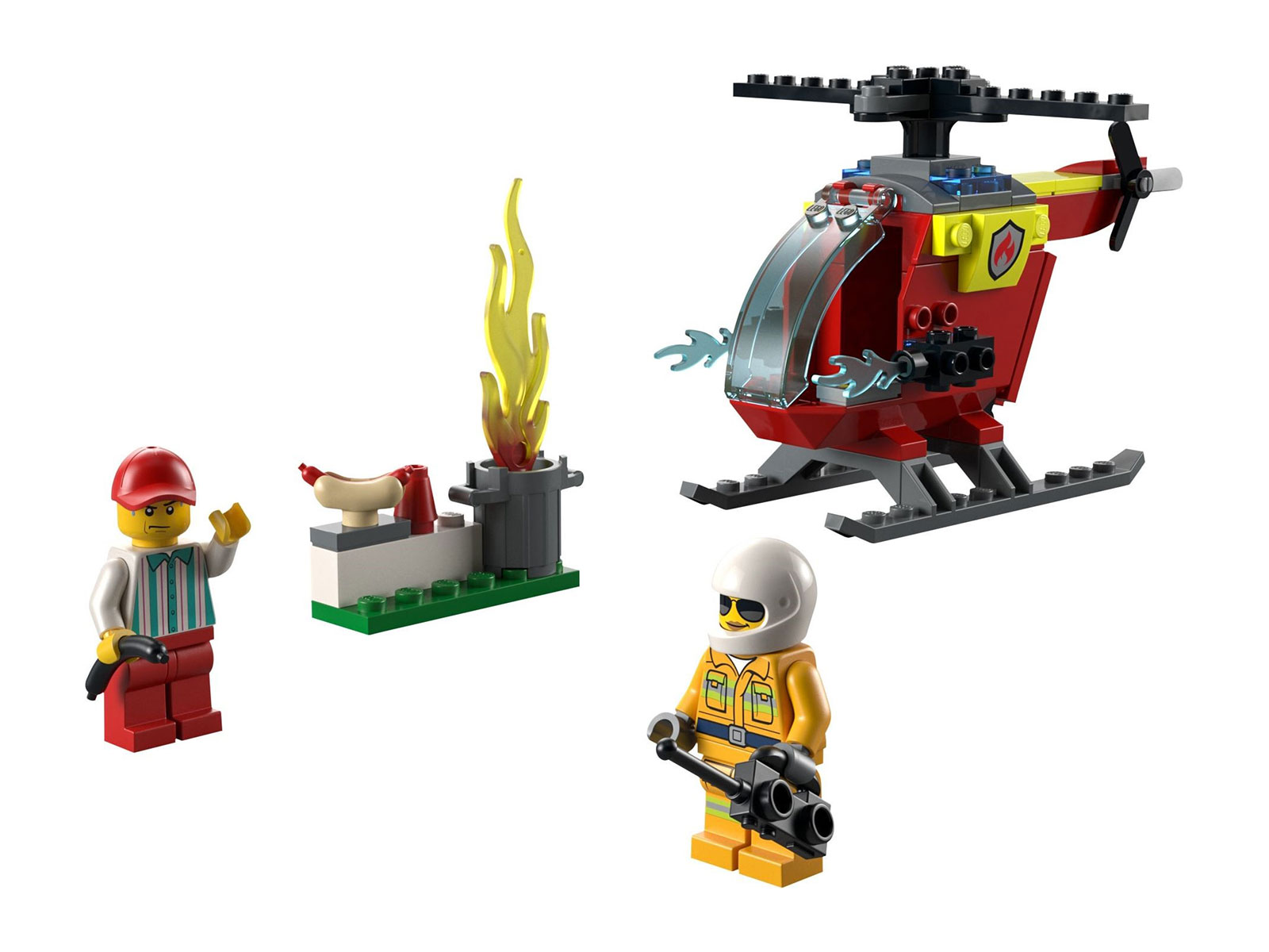 LEGO® City 60318 - Feuerwehrhubschrauber - Set