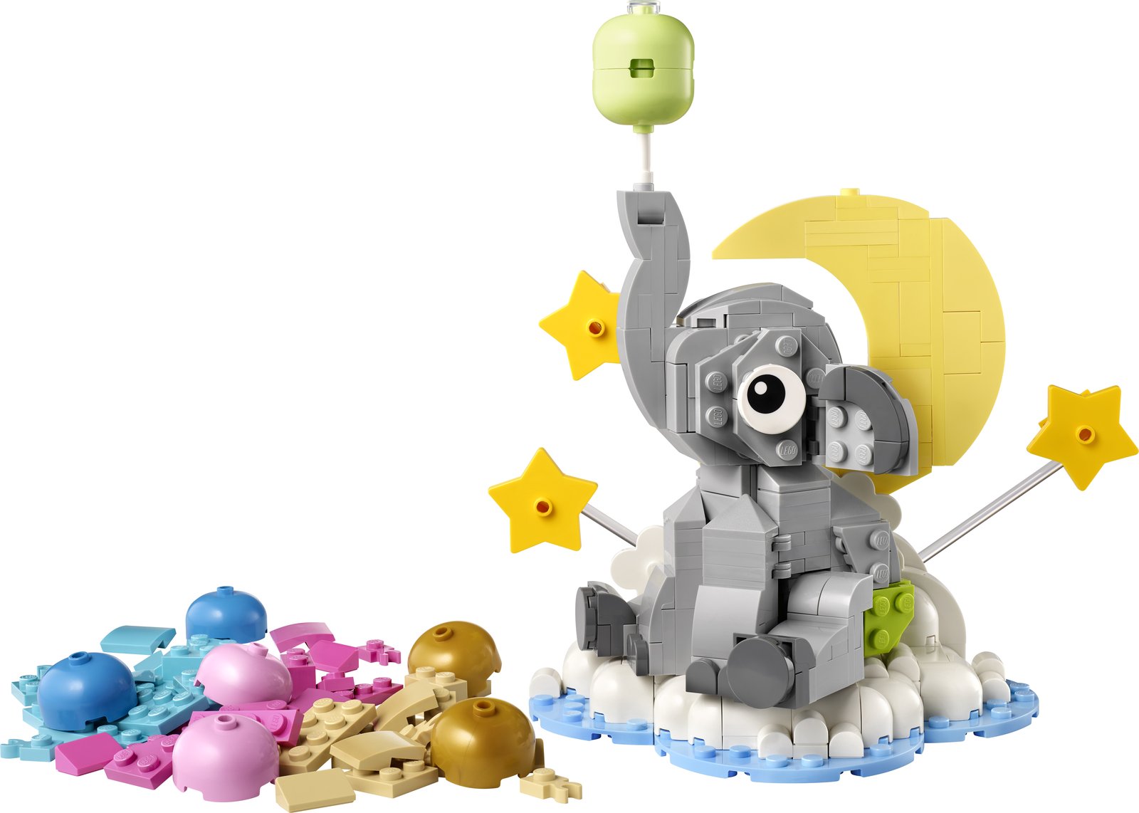 LEGO 40814 LEGO® LEGO Iconic 40814 - Schwebender Baby-Elefant – Produktfoto