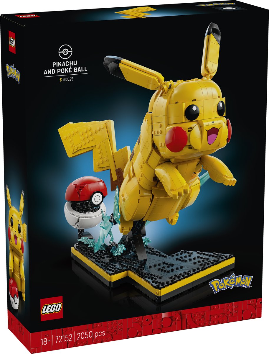 LEGO 72152 LEGO® Pokémon™ 72152 - Pikachu und Pokéball – Verpackung vorne