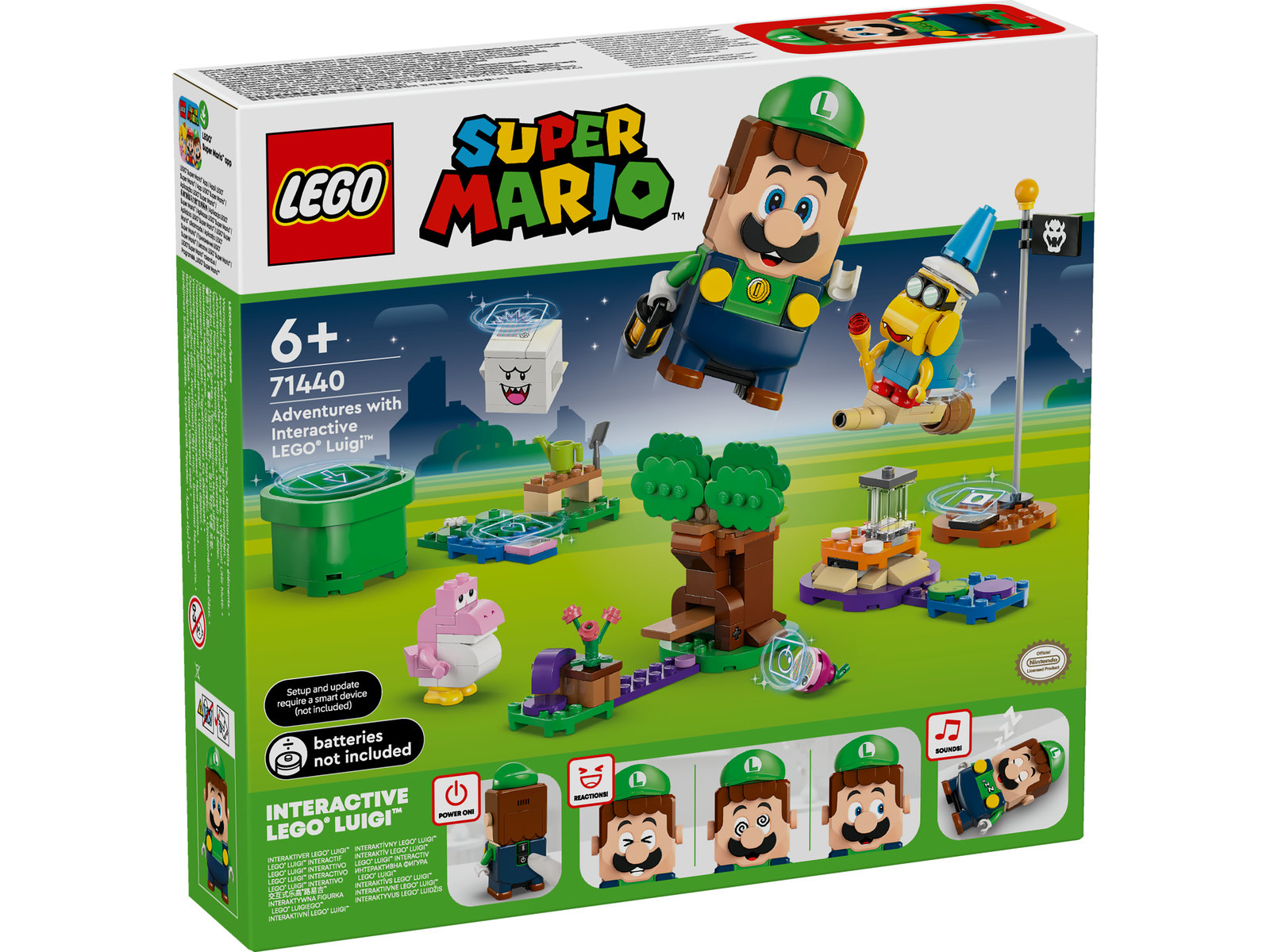LEGO® Super Mario 71440 - Abenteuer mit dem interaktiven LEGO® Luigi™ LEGO® Super Mario 71440 - Abenteuer mit dem interaktiven LEGO® Luigi™