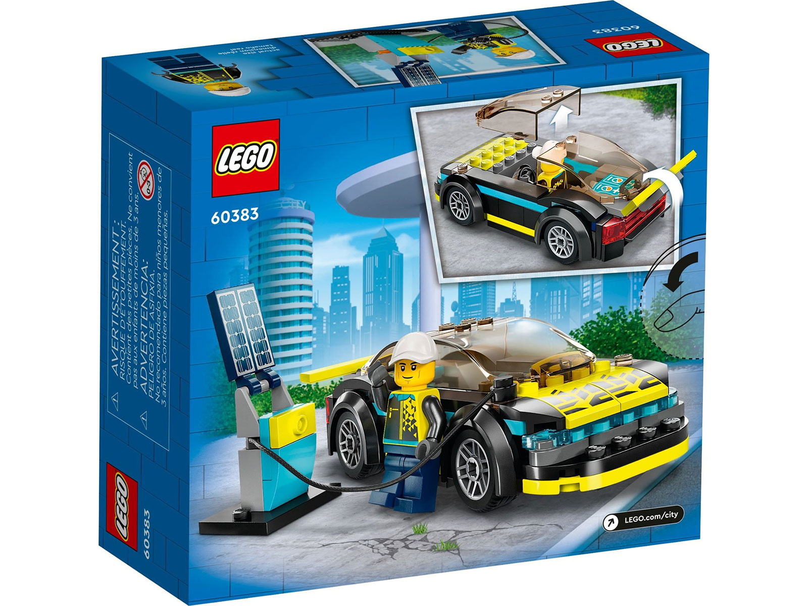 LEGO® City 60383 - Elektro-Sportwagen - Box Back