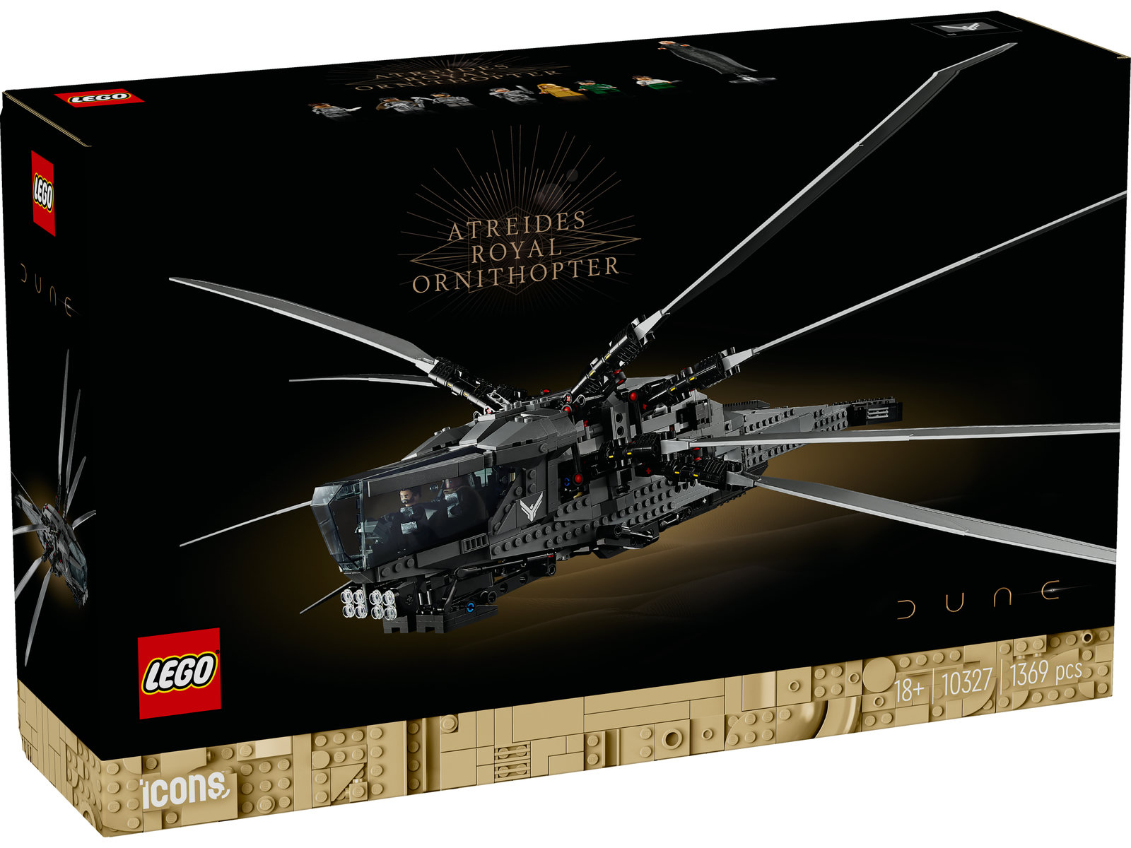 LEGO® Icons 10327 - Dune Atreides Royal Ornithopter LEGO® Icons 10327 - Dune Atreides Royal Ornithopter