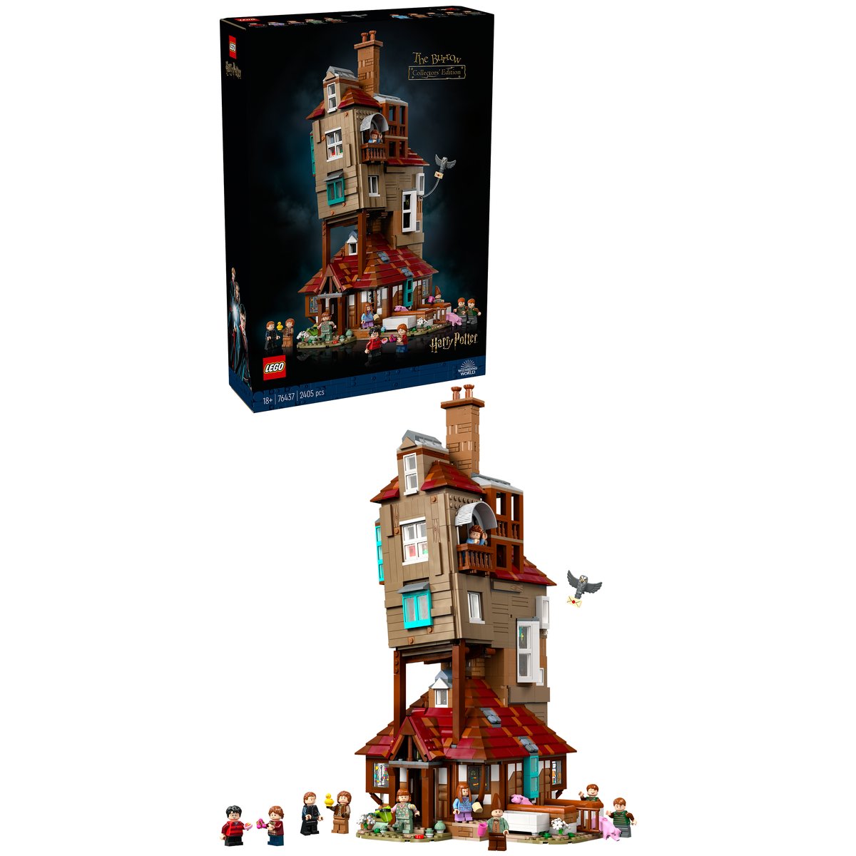 LEGO 76437 LEGO® Harry Potter™ 76437 - Der Fuchsbau – Sammleredition – Box & Produkt