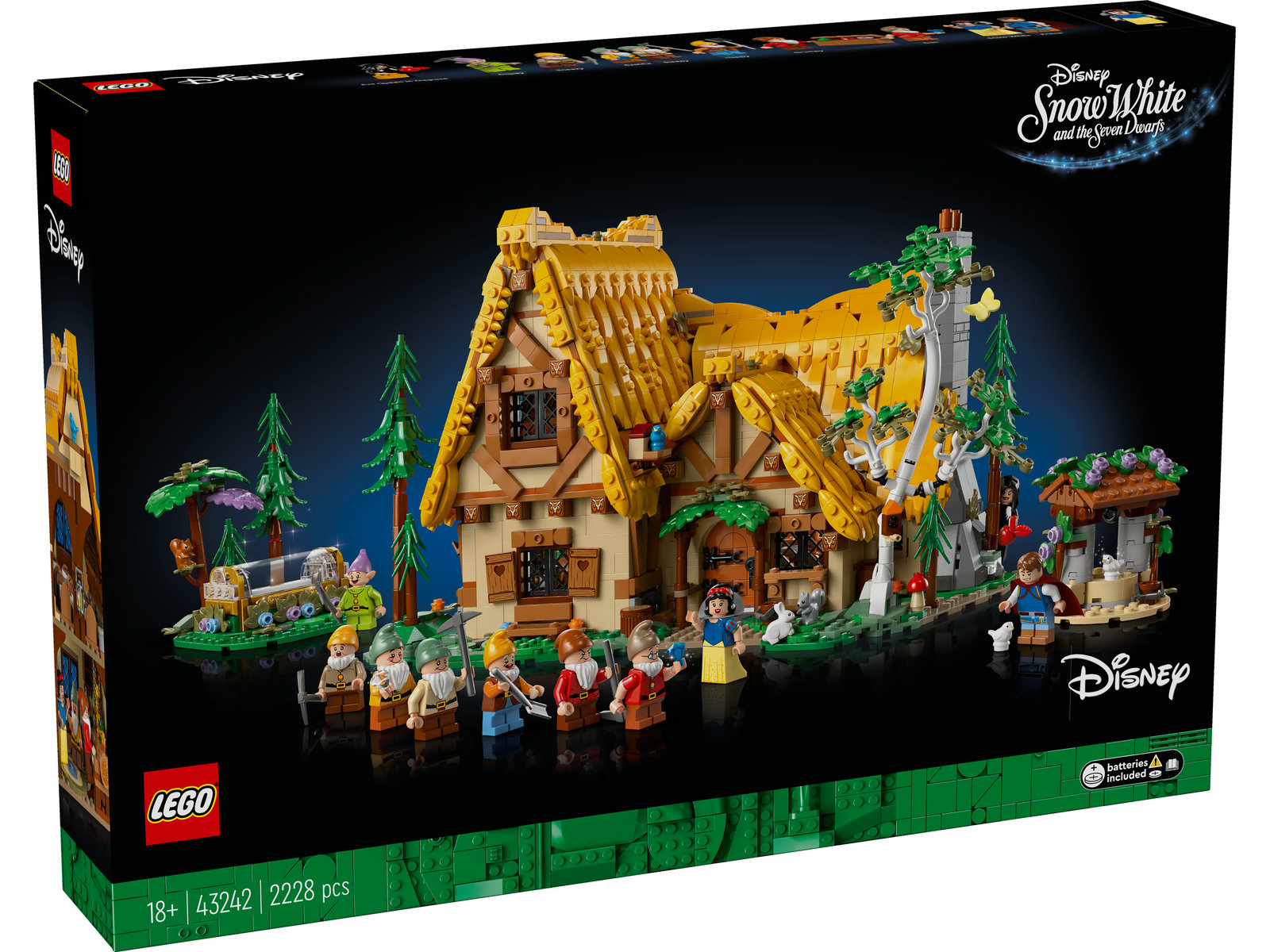 LEGO® Disney Princess 43242 - Die Hütte von Schneewittchen und den sieben Zwergen LEGO® Disney Princess 43242 - Die Hütte von Schneewittchen und den sieben Zwergen