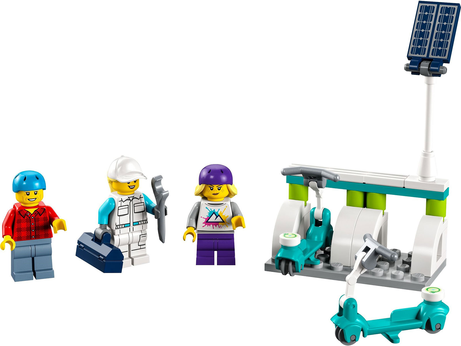 LEGO® City 40526 - Elektroroller mit Ladestation