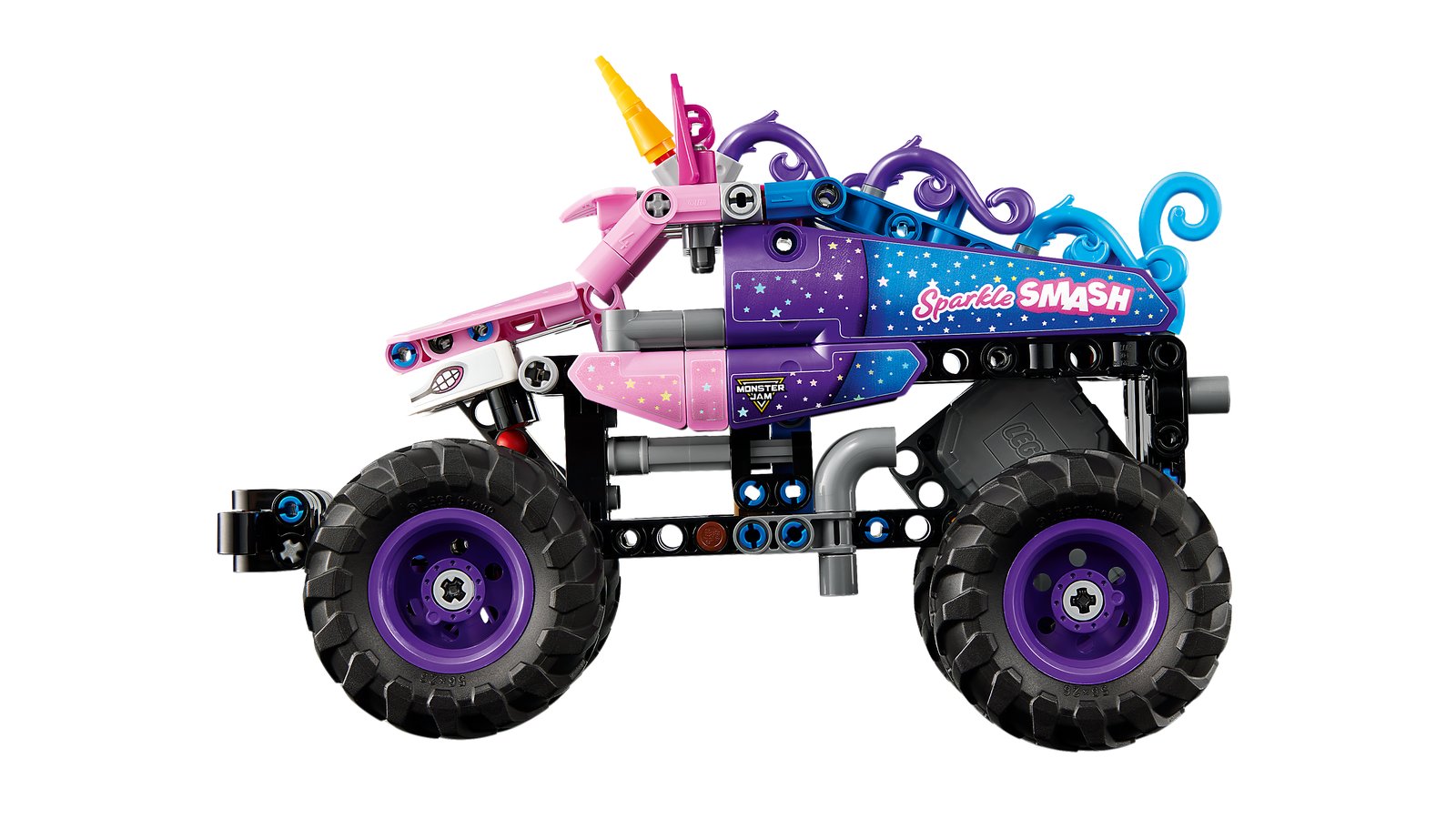 LEGO 42220 LEGO® Technic 42220 - Monster Jam™ Sparkle Smash™ mit Rückziehmotor – Detailansicht 1