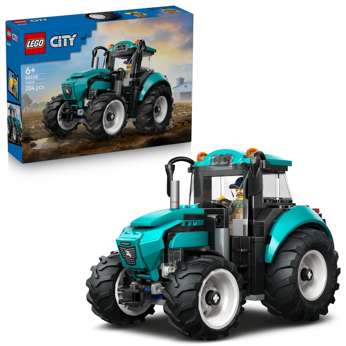 LEGO 60498 LEGO® City 60498 - Traktor – Box & Produkt