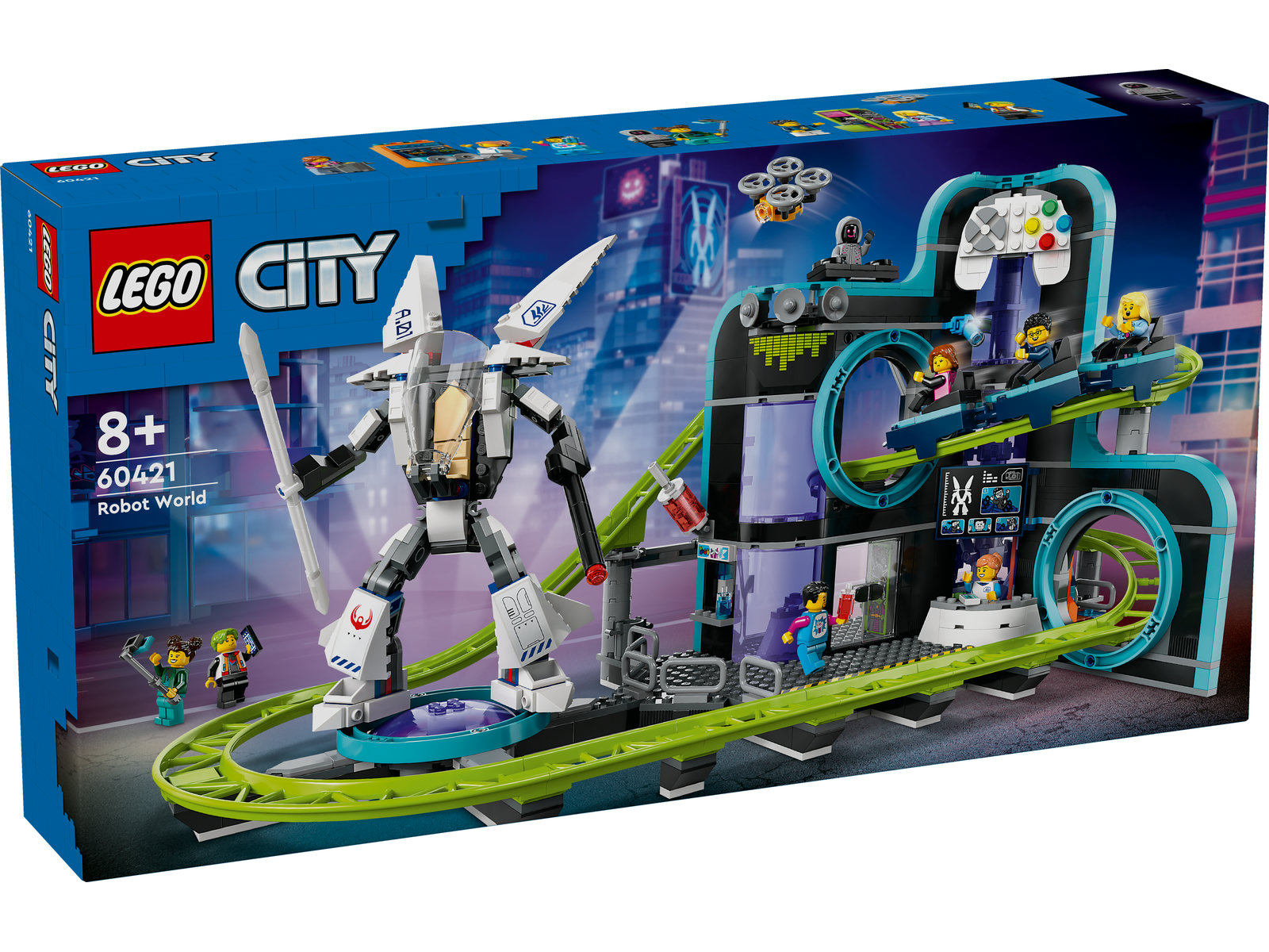 LEGO® City 60421 - Achterbahn mit Roboter-Mech LEGO® City 60421 - Achterbahn mit Roboter-Mech