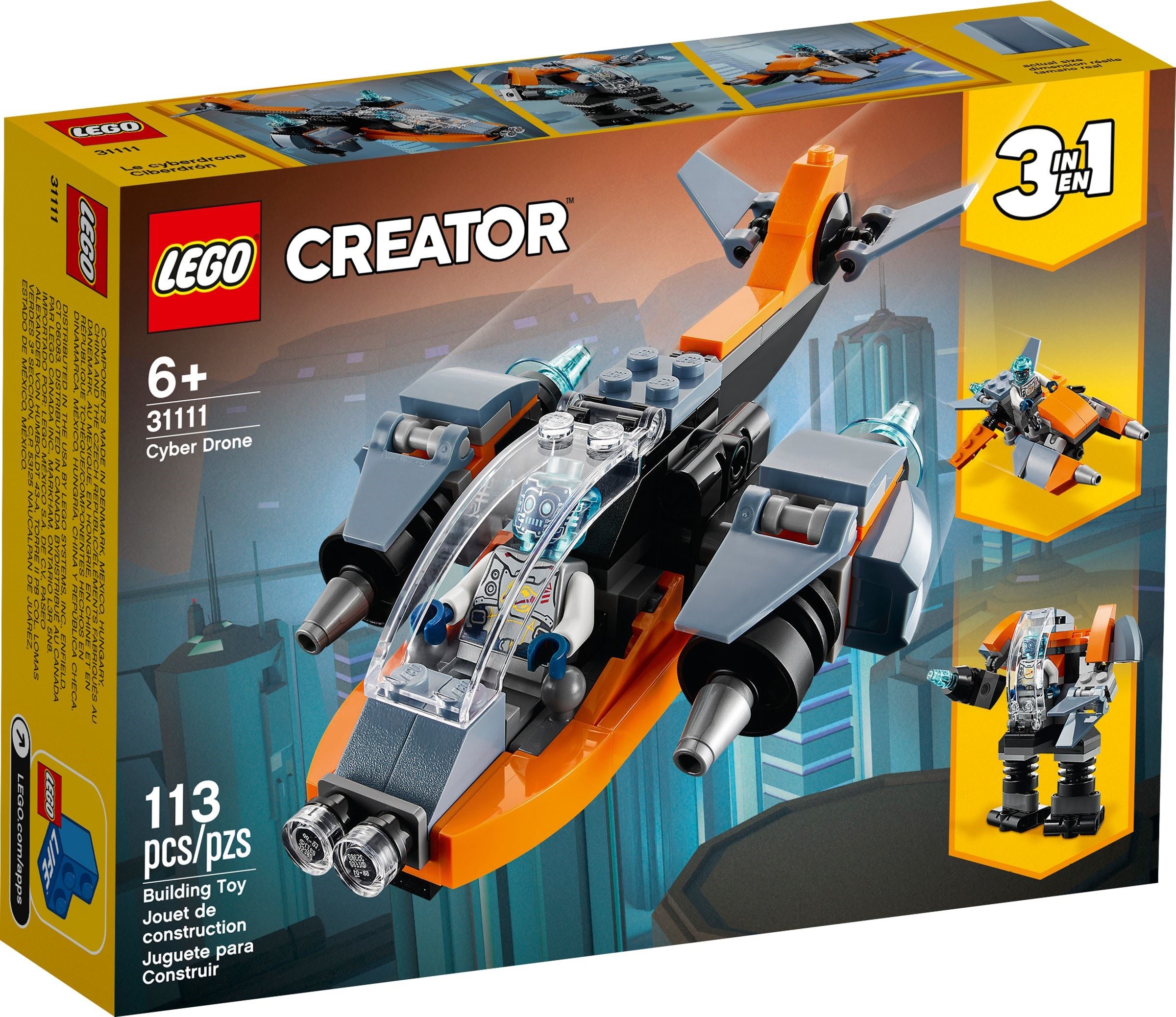 LEGO® Creator 31111 - Cyber-Drohne LEGO® Creator 31111 - Cyber-Drohne