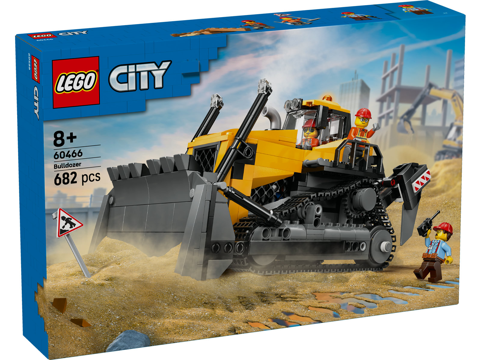 LEGO® City 60466 - Gelber Bulldozer