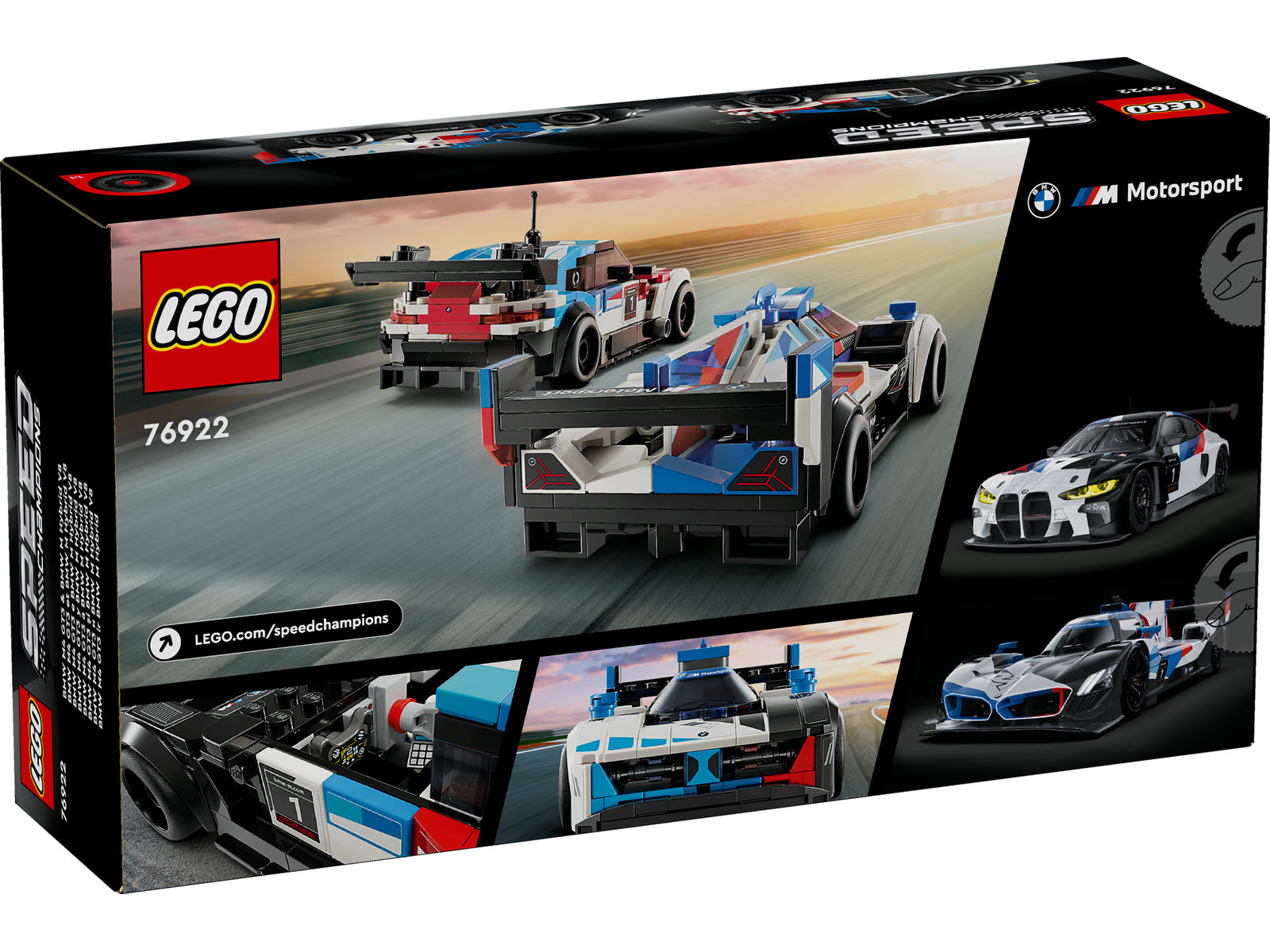LEGO® Speed Champions 76922 - BMW M4 GT3 & BMW M Hybrid V8 Rennwagen