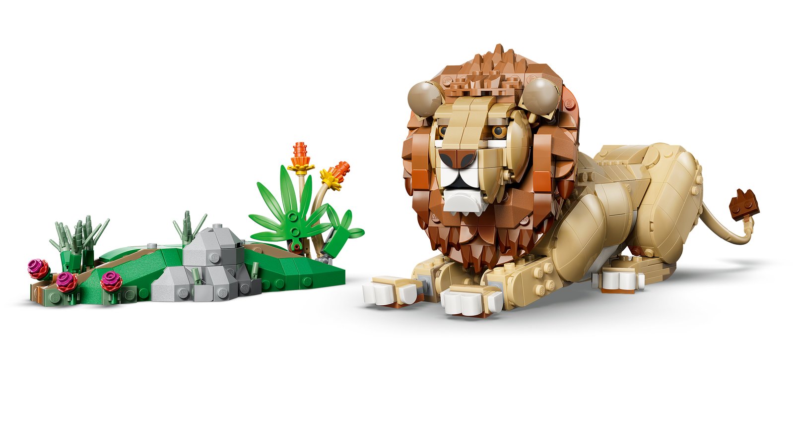 LEGO 31386 LEGO® Creator 31386 - Wilde Tiere: Majestätischer Löwe – Detailansicht 6