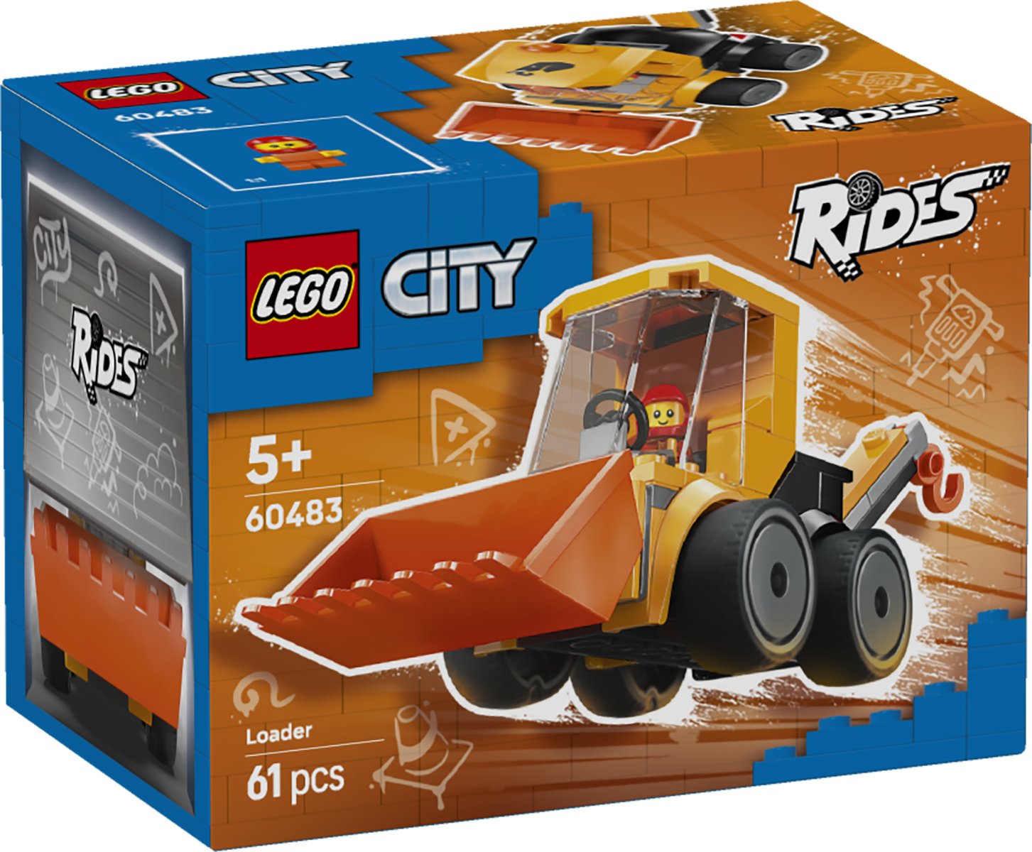 LEGO® City 60483 - Coole Flitzer – Radlader