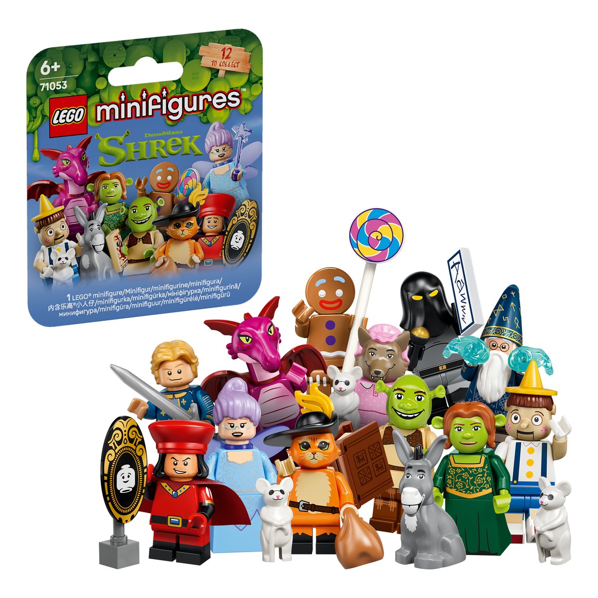 LEGO 71053 LEGO® Minifiguren 71053 - Shrek Serie – Box & Produkt
