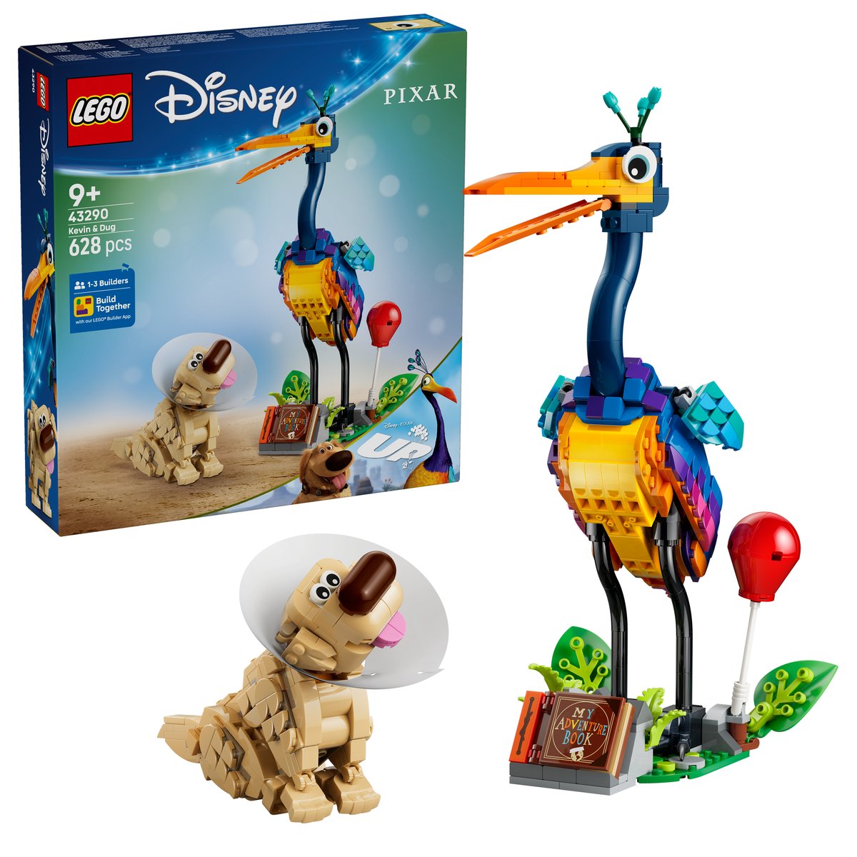 LEGO 43290 LEGO® Disney and Pixar 43290 - Kevin und Dug – Box & Produkt