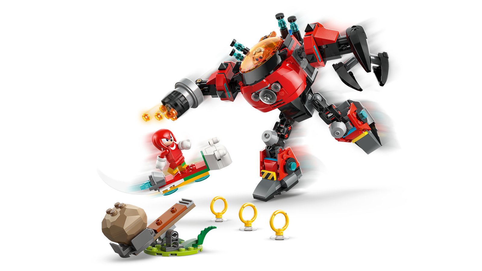 LEGO 77005 LEGO® Sonic 77005 - Knuckles vs. Dr. Eggmans Egg Crusher Mech – Primaeres Produktbild