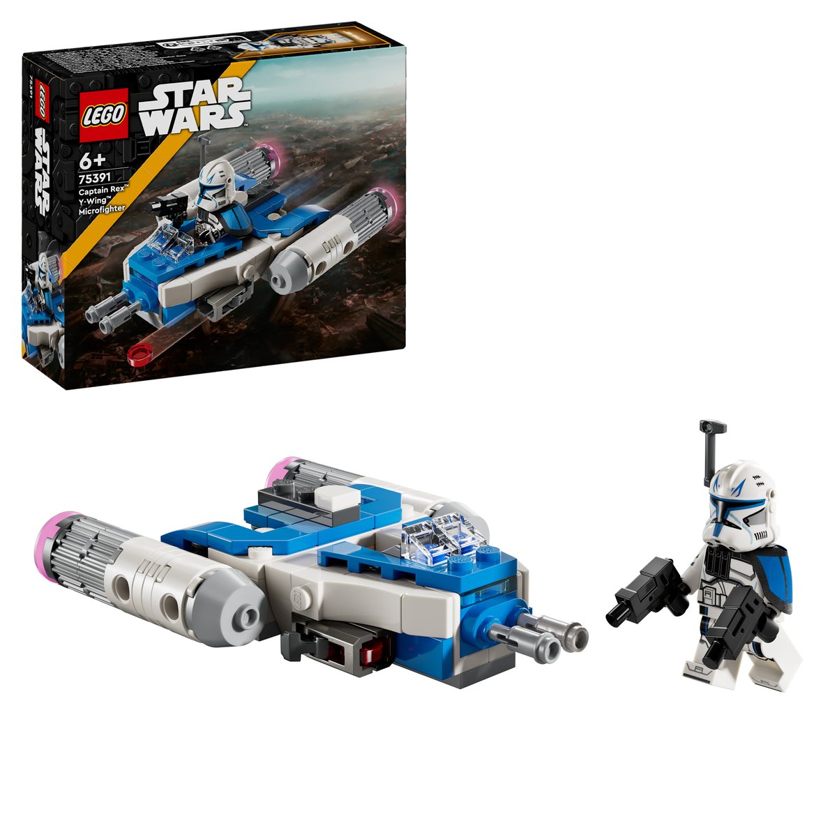 LEGO 75391 LEGO® Star Wars™ 75391 - Captain Rex™ Y-Wing™ Microfighter – Box & Produkt