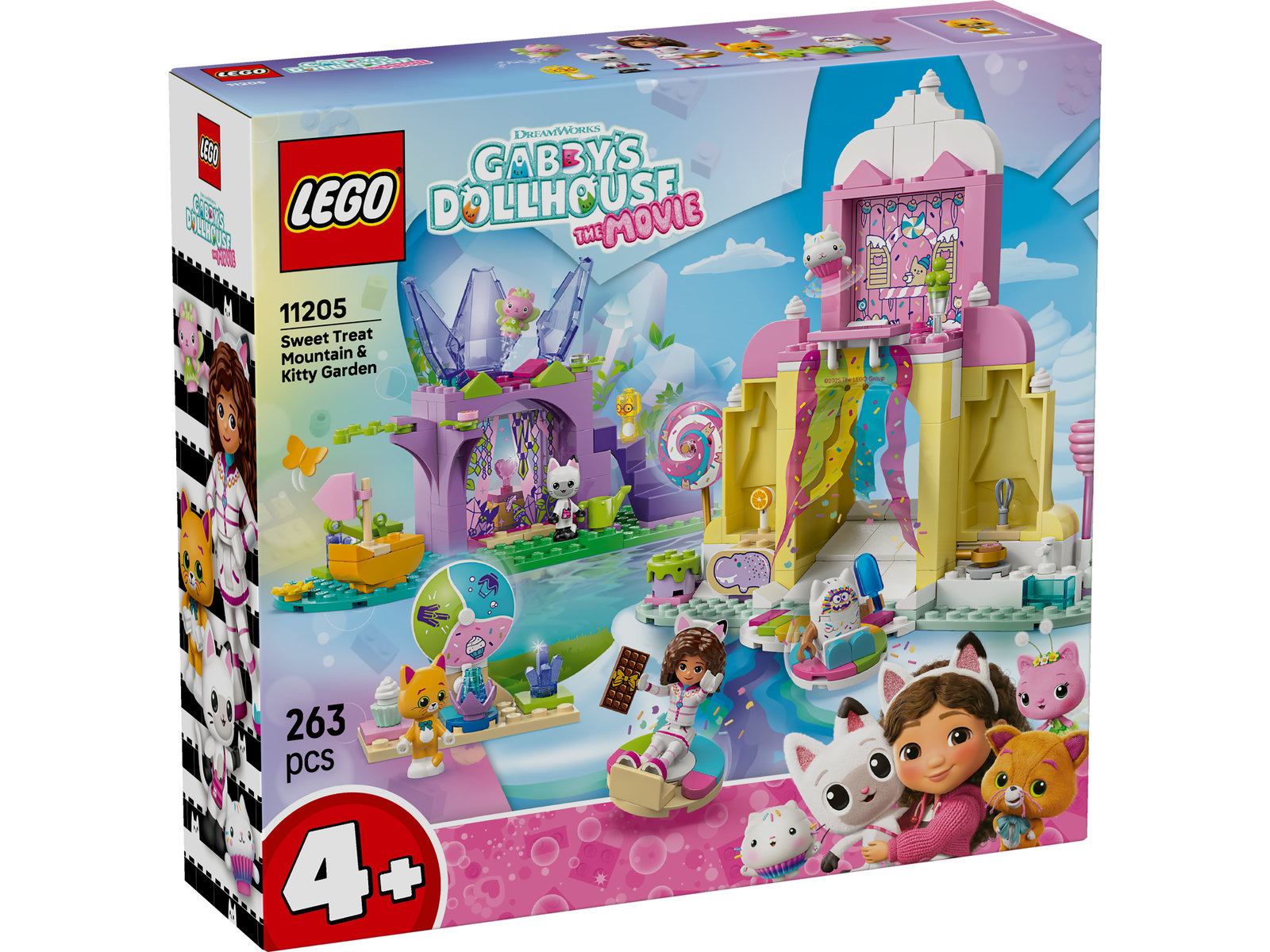 LEGO® Gabby's Dollhouse 11205 - Zuckerguss-Gebirge und Kätzchen-Garten