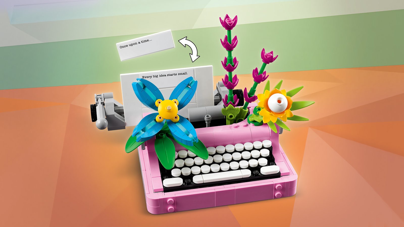 LEGO 31169 LEGO® Creator 31169 - Schreibmaschine mit Blumen – Detailansicht 2
