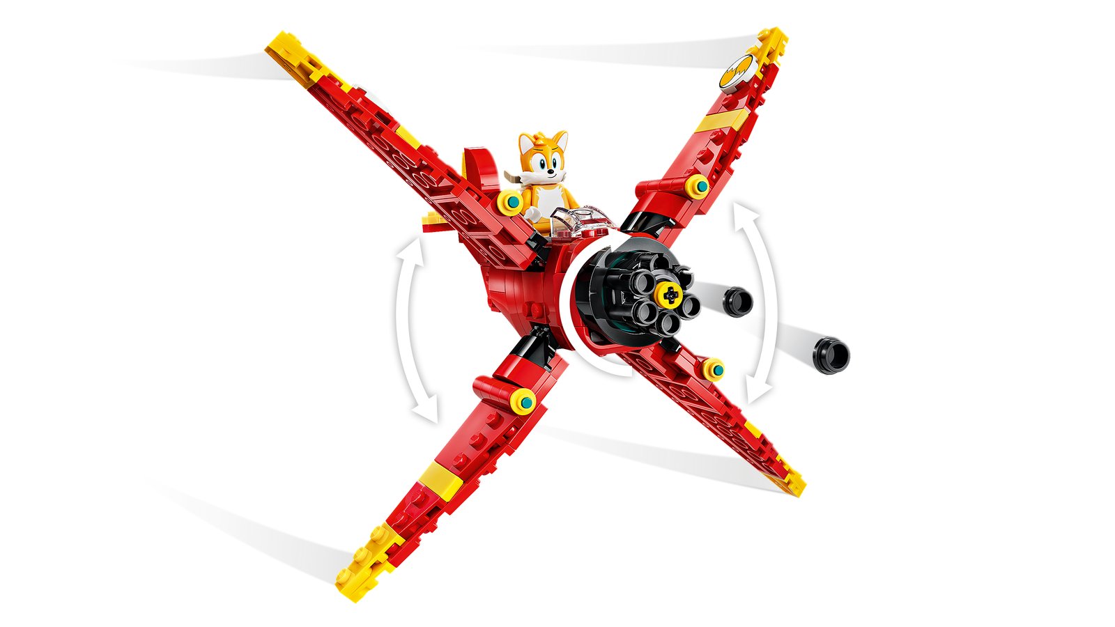 LEGO 77119 LEGO® Sonic the Hedgehog™ Tails‘ Tornado-1 77119 - Tails' Tornado-1 – Detailansicht 4