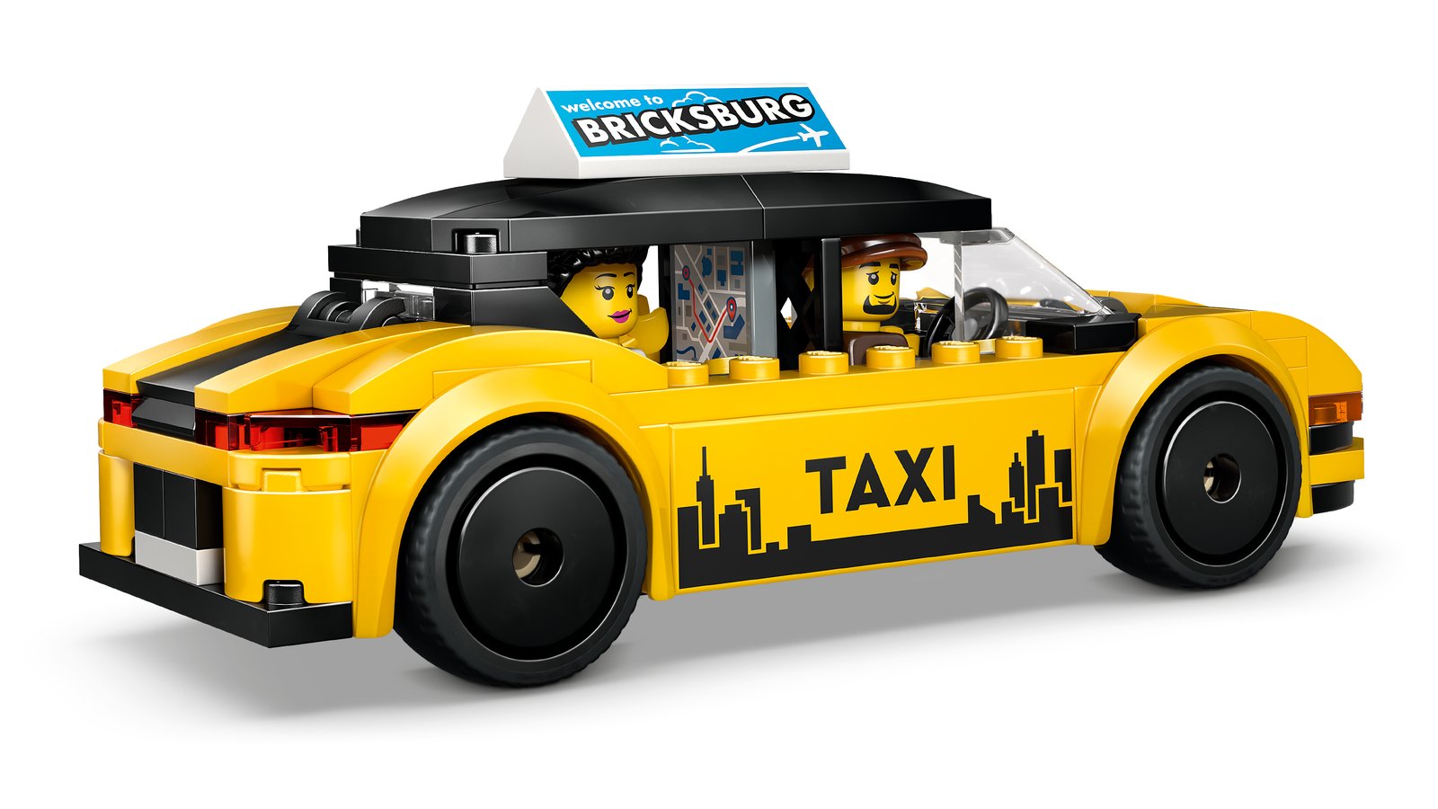LEGO 60487 LEGO® City 60487 - Gelbes Taxi – Detailansicht 2