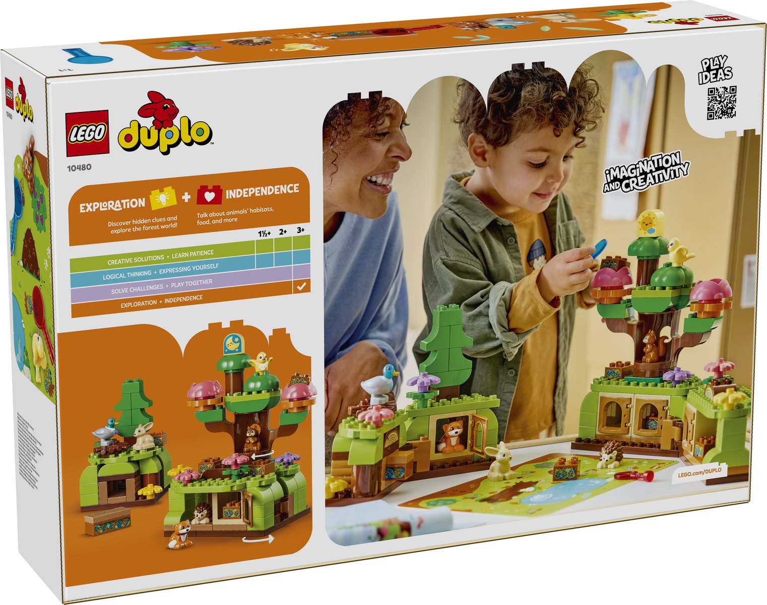 LEGO 10480 LEGO® DUPLO® 10480 - Wald mit wilden Tieren – Verpackung hinten