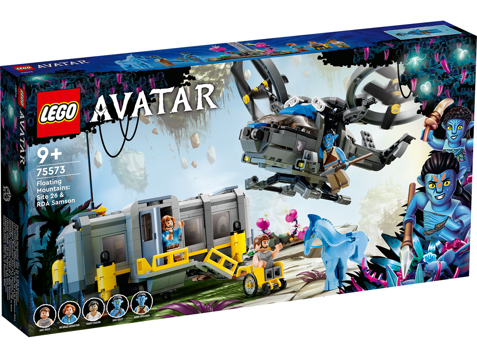 LEGO® Avatar 75573 - Schwebende Berge: Site 26 und RDA Samson LEGO® Avatar 75573 - Schwebende Berge: Site 26 und RDA Samson - Box Front