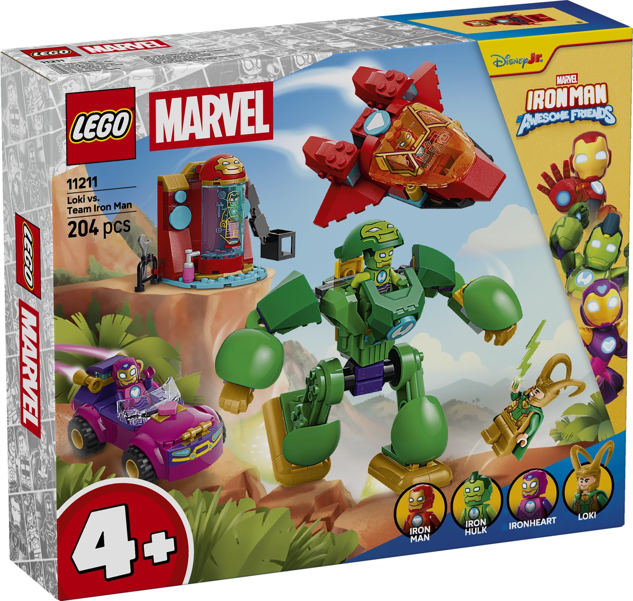 LEGO 11211 LEGO® ǀ Marvel Iron Man und Seine Fantastischen Freunde 11211 - Loki vs. Team Iron Man – Verpackung vorne