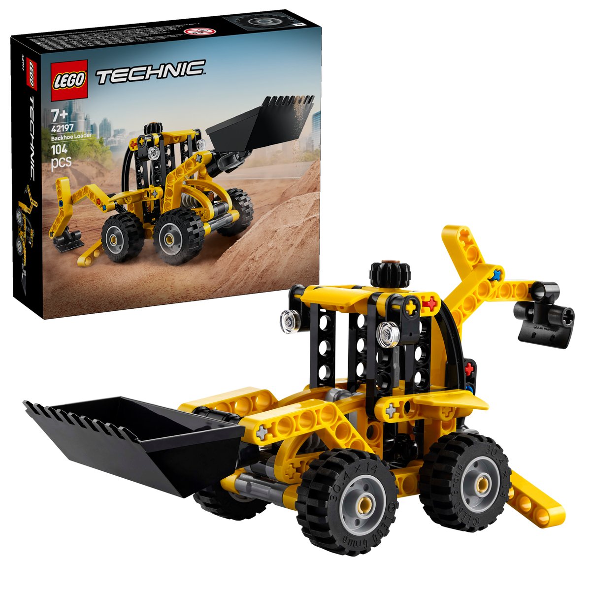 LEGO 42197 LEGO® Technic 42197 - Baggerlader – Box & Produkt