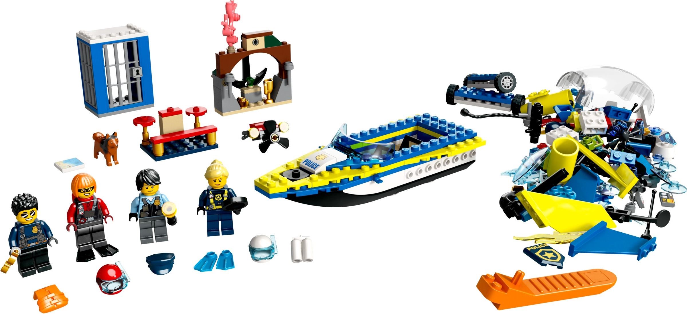 LEGO® City 60355 - Detektivmissionen der Wasserpolizei - Box Set