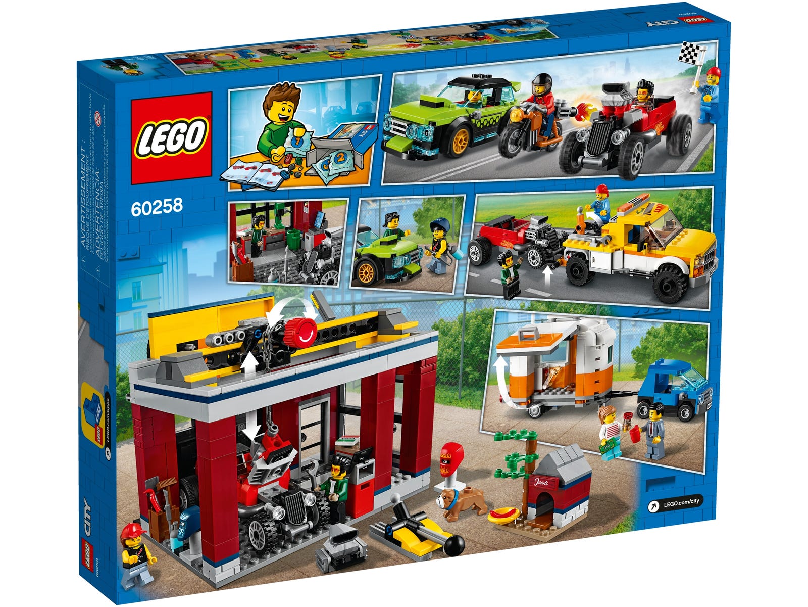 LEGO® City 60258 - Tuning-Werkstatt - Box Back
