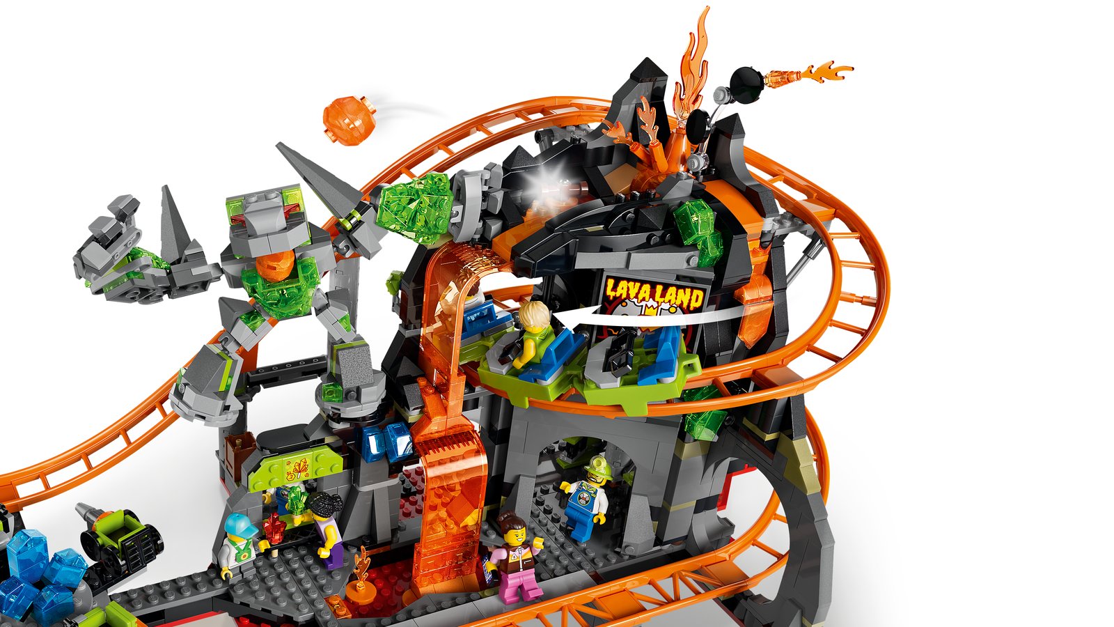 LEGO 60501 LEGO® City 60501 - Lava Land-Achterbahnpark – Detailansicht 3