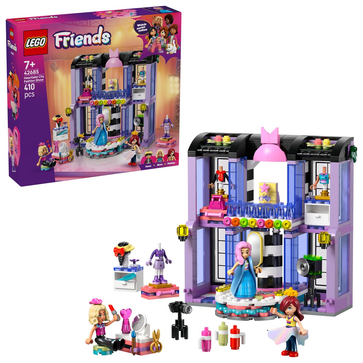 LEGO 42685 LEGO® Friends 42685 - Modeschau in Heartlake City – Box & Produkt