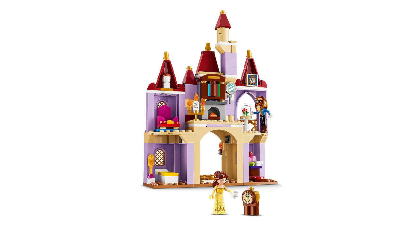 LEGO 43289 LEGO® ǀ Disney Princess 43289 - Das verzauberte Schloss von Belle und dem Biest – Detailansicht 3
