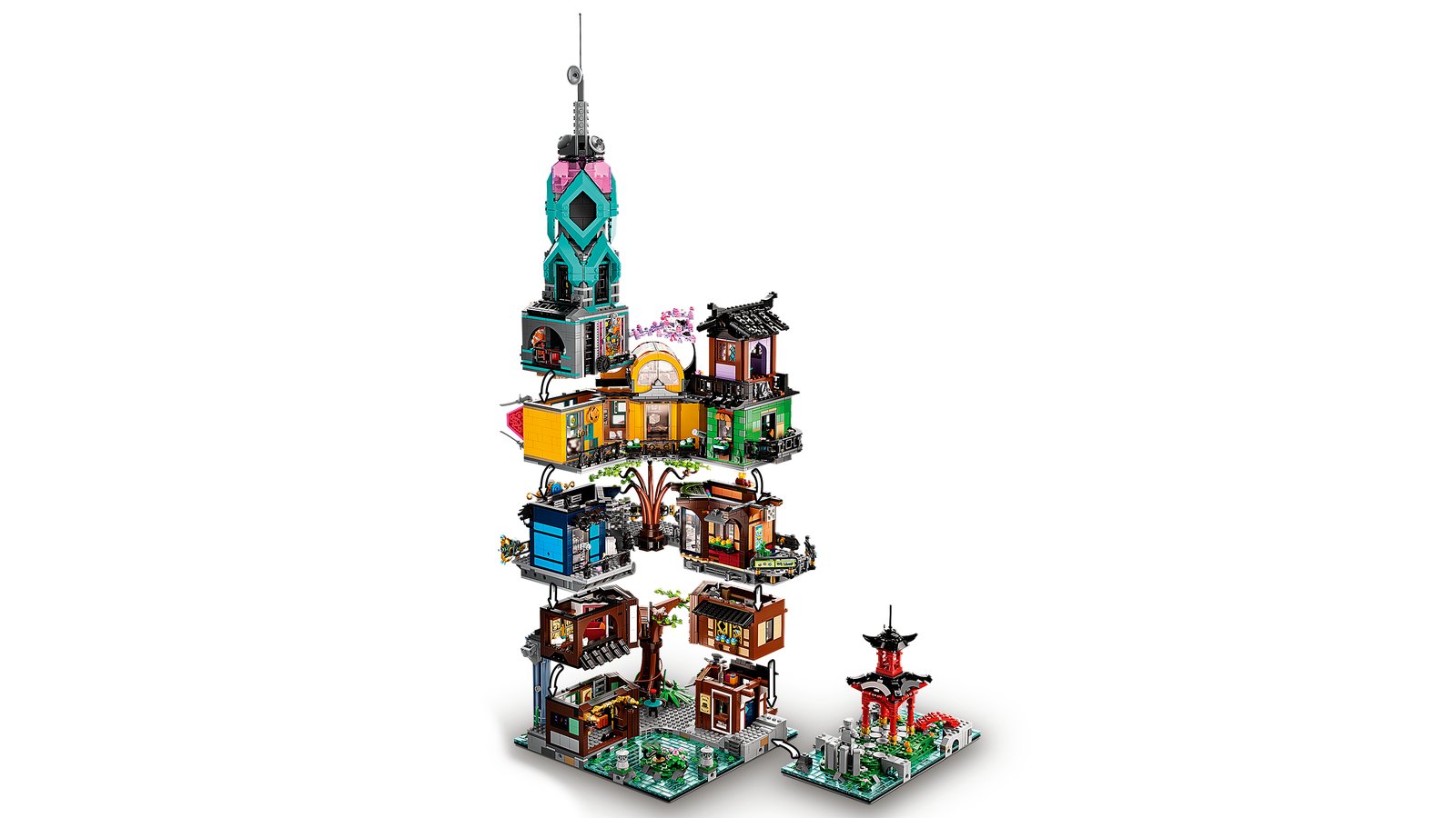 LEGO 71741 LEGO® Ninjago 71741 - Die Gärten von NINJAGO® City – Detailansicht 3