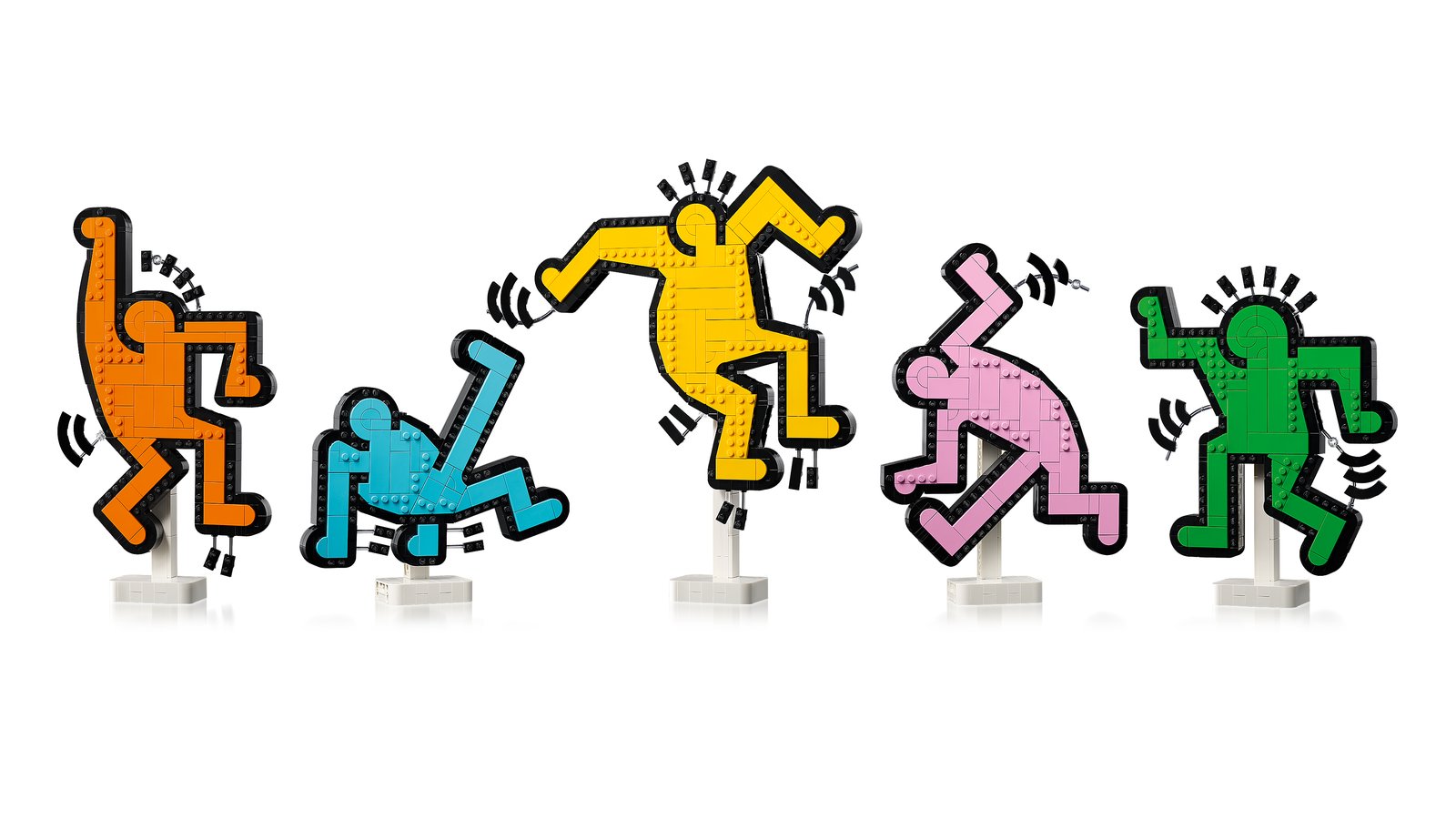 LEGO 31216 LEGO® ART 31216 - Keith Haring – Tanzende Figuren – Detailansicht 1