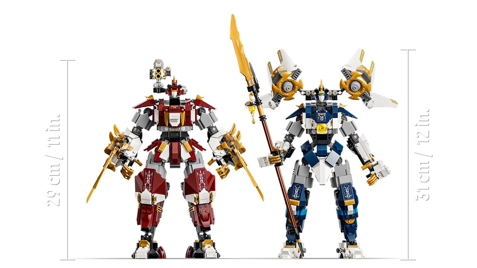 LEGO 71870 LEGO® NINJAGO® 71870 - Die Zwillings-Titanmechs – Detailansicht 1