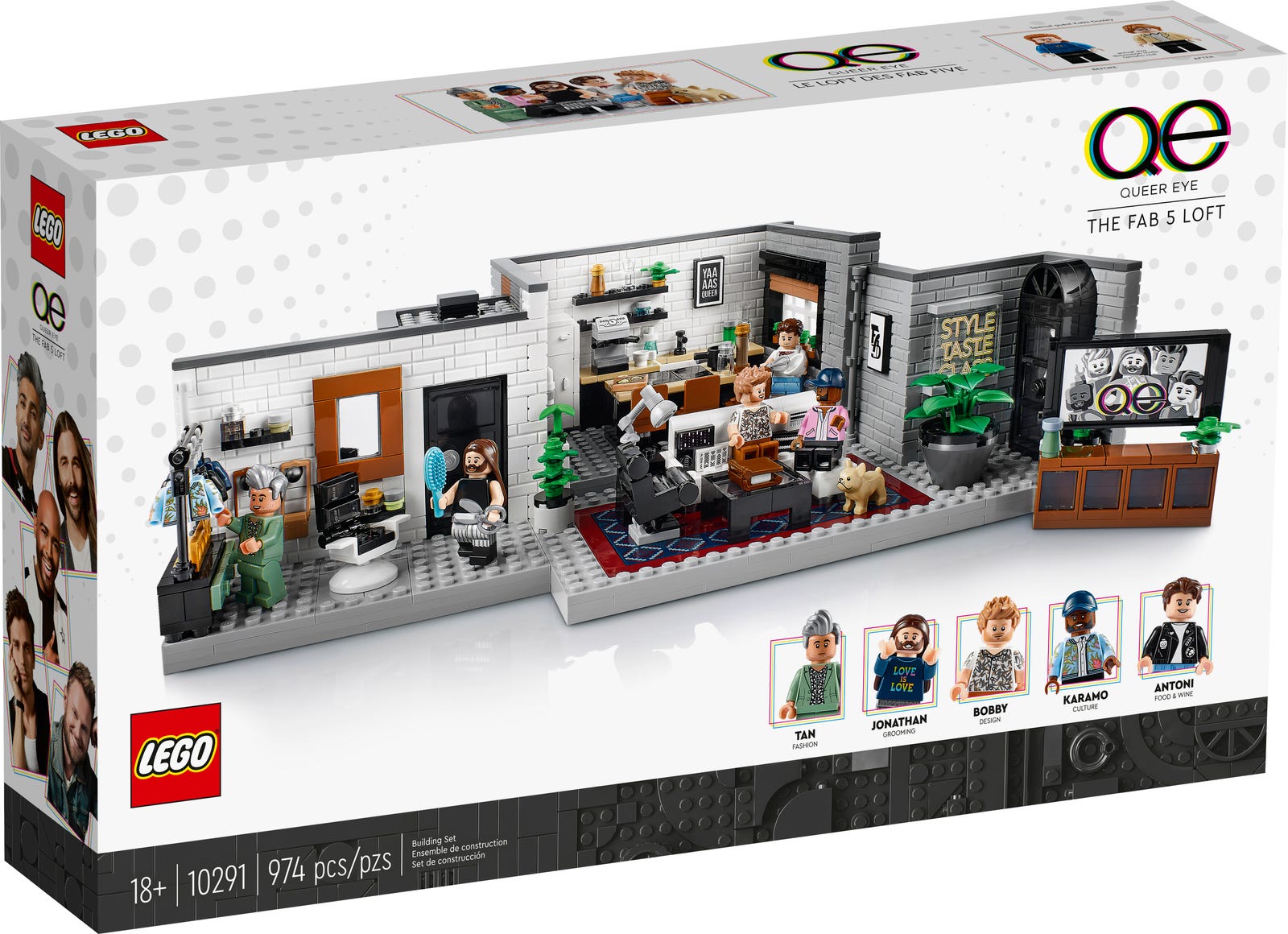 LEGO® 10291 - Queer Eye – Das Loft der Fab 5 LEGO® 10291 - Queer Eye – Das Loft der Fab 5