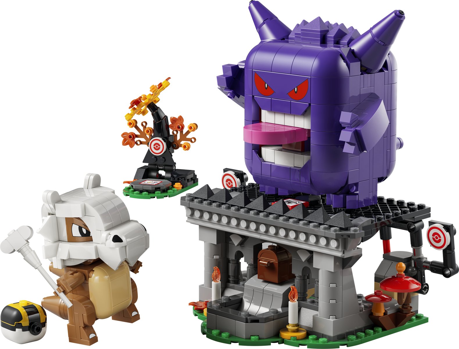 LEGO 72166 LEGO® Pokémon™ 72166 - SMART Play™: Tragossos und Gengars Gruselduell – Produktfoto