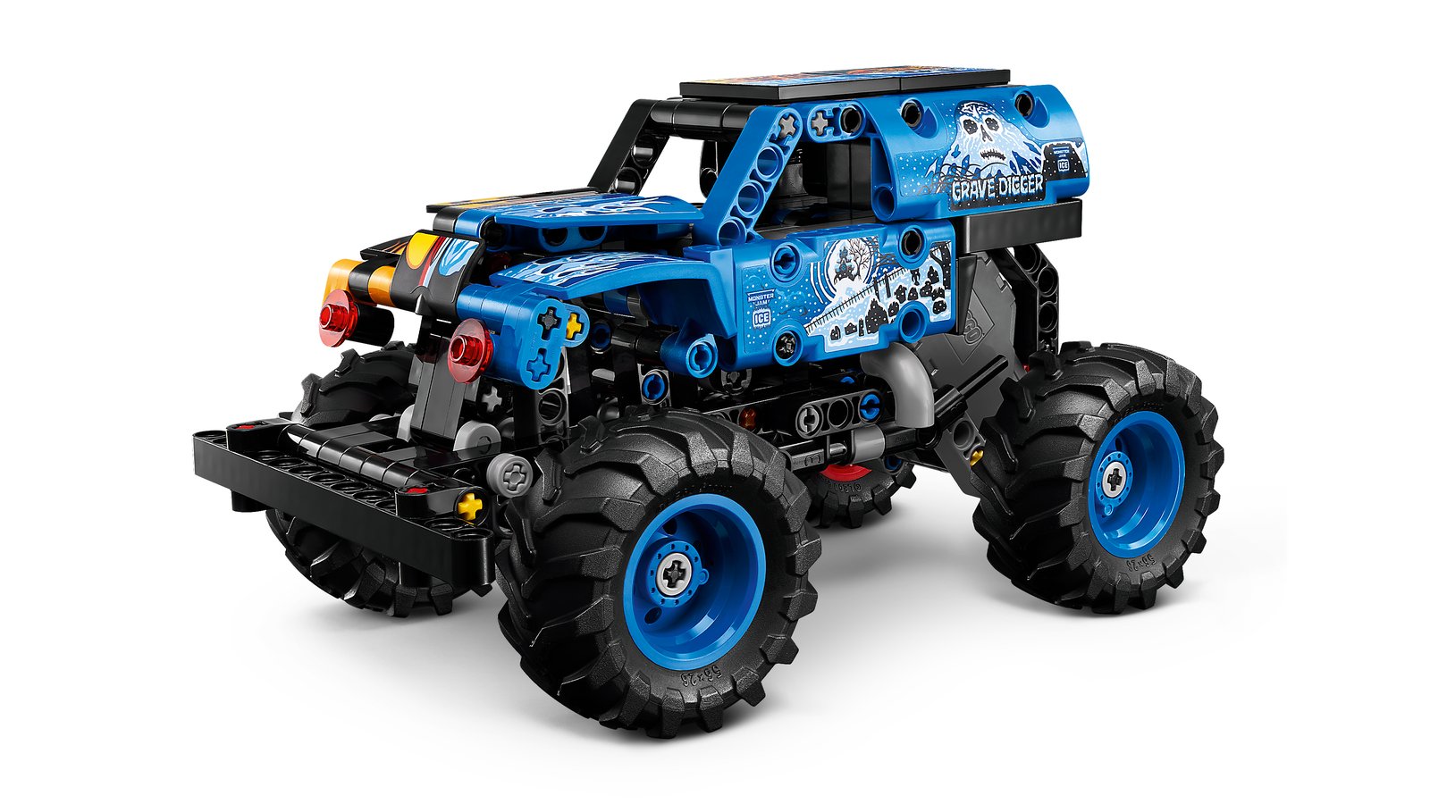LEGO 42219 LEGO® Technic 42219 - Monster Jam™ Grave Digger™ Feuer und Eis – Detailansicht 3