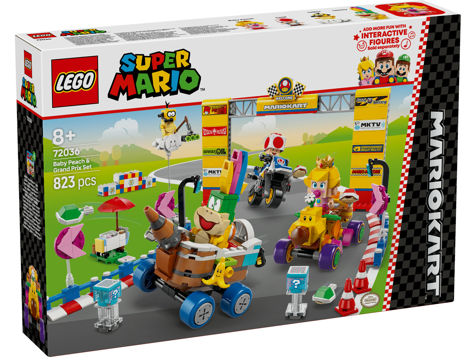 LEGO® Super Mario 72036 - Mario Kart™ – Baby Peach & Grand Prix–Set LEGO® Super Mario 72036 - Mario Kart™ – Baby Peach & Grand Prix–Set