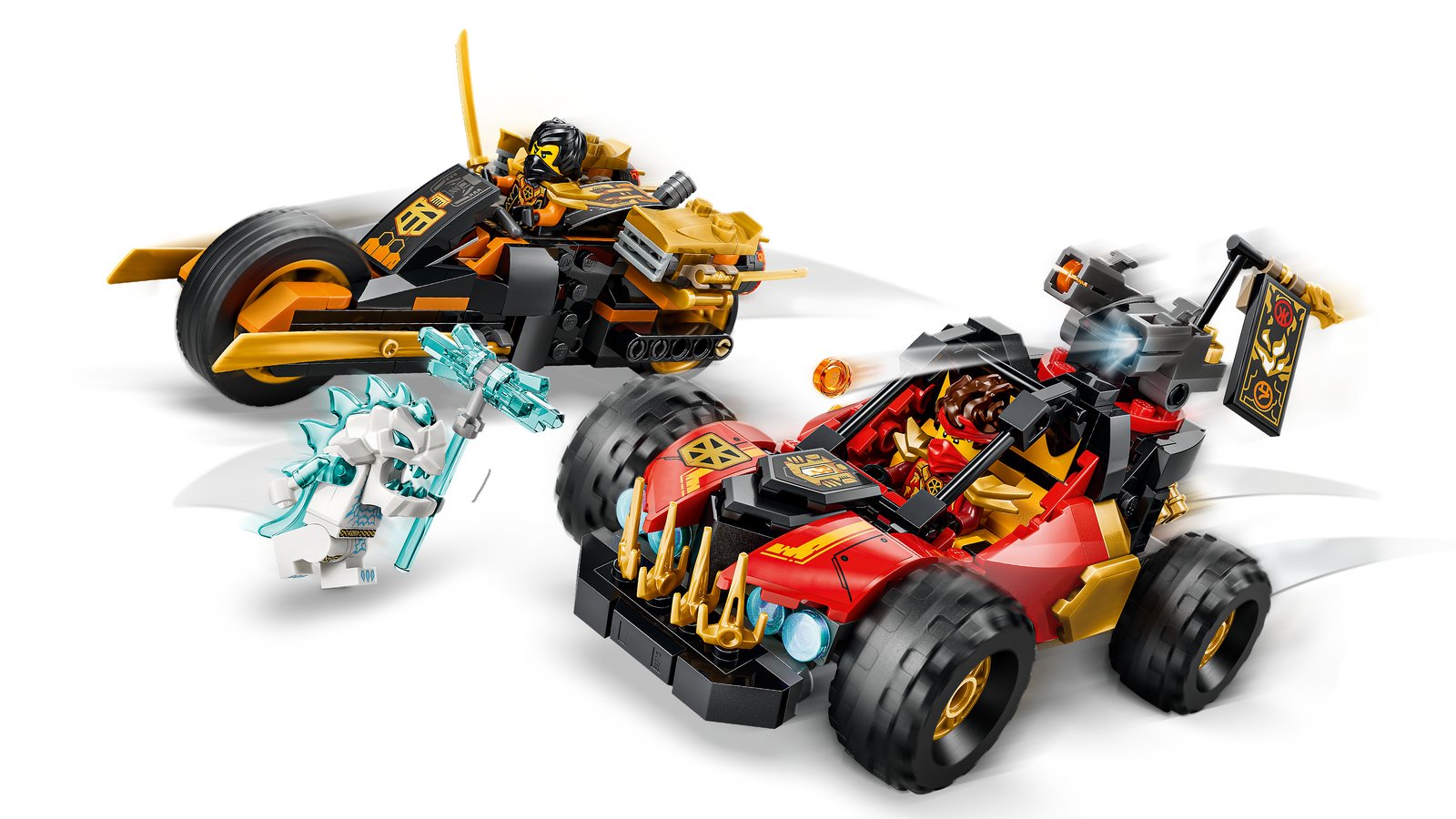 LEGO 71864 LEGO® NINJAGO® 71864 - Kais und Coles Kombi-Flitzer – Primäres Produktbild