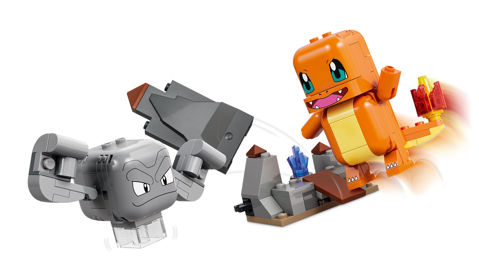 LEGO 72157 LEGO® Pokémon™ 72157 - SMART Play™: Glumandas und Kleinsteins Höhlenduell – Detailansicht 3