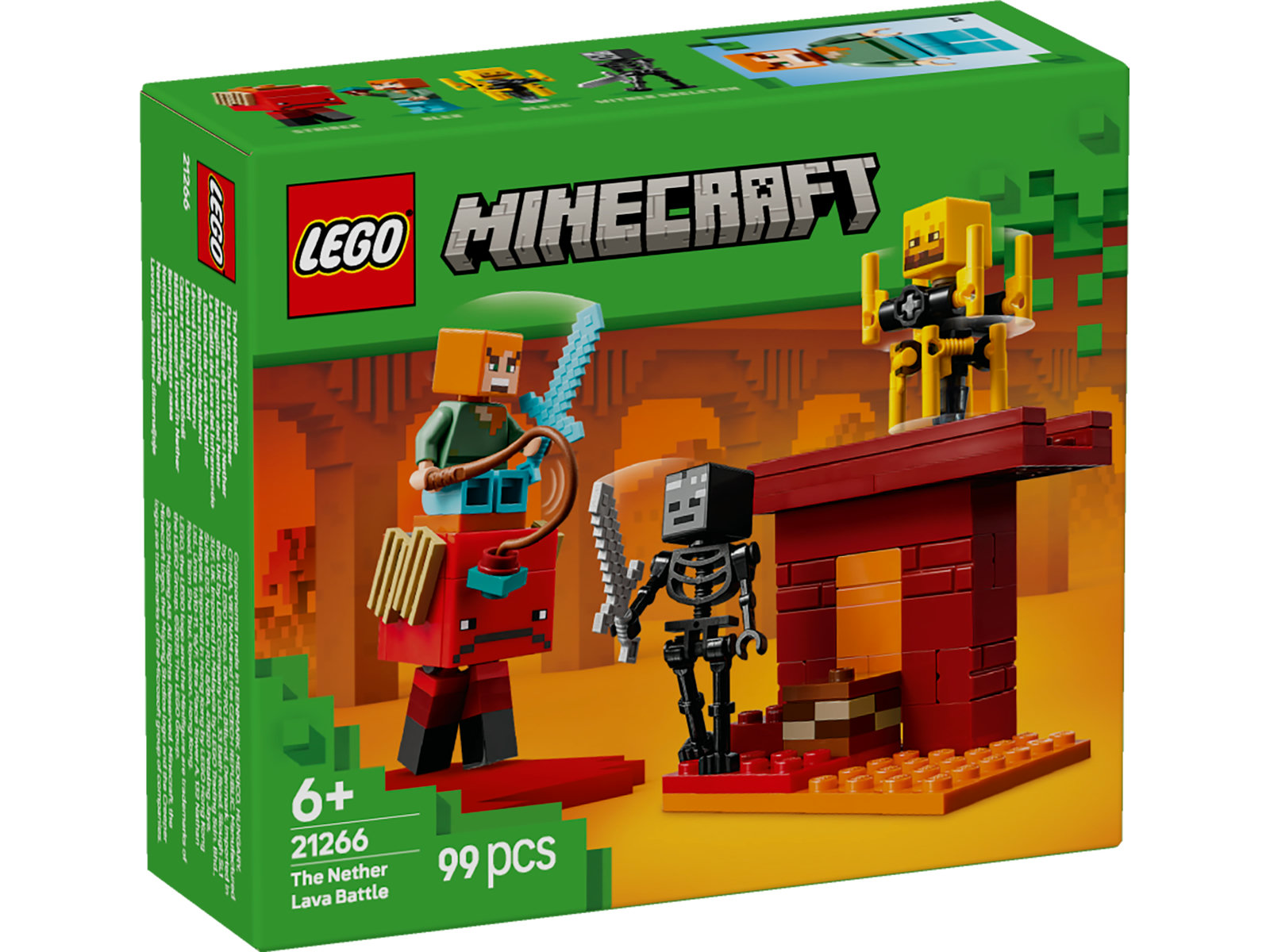 LEGO® Minecraft 21266 - Das Lava-Duell im Nether LEGO® Minecraft 21266 - Das Lava-Duell im Nether