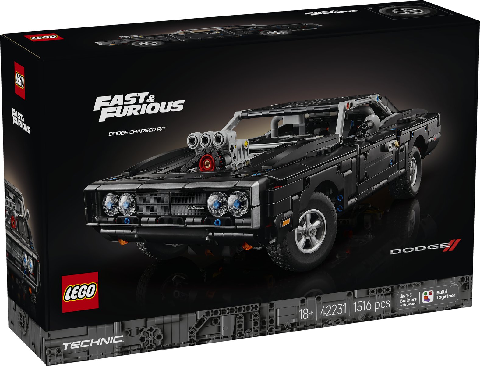 LEGO 42231 LEGO® Technic 42231 - Fast and Furious Dodge Charger R/T Auto – Verpackung vorne