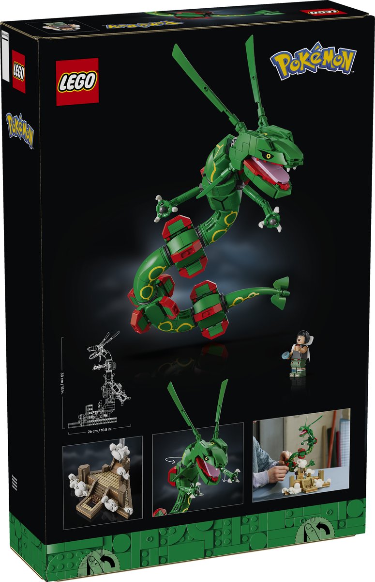 LEGO 72168 LEGO® Pokémon™ 72168 - Rayquaza – Verpackung hinten