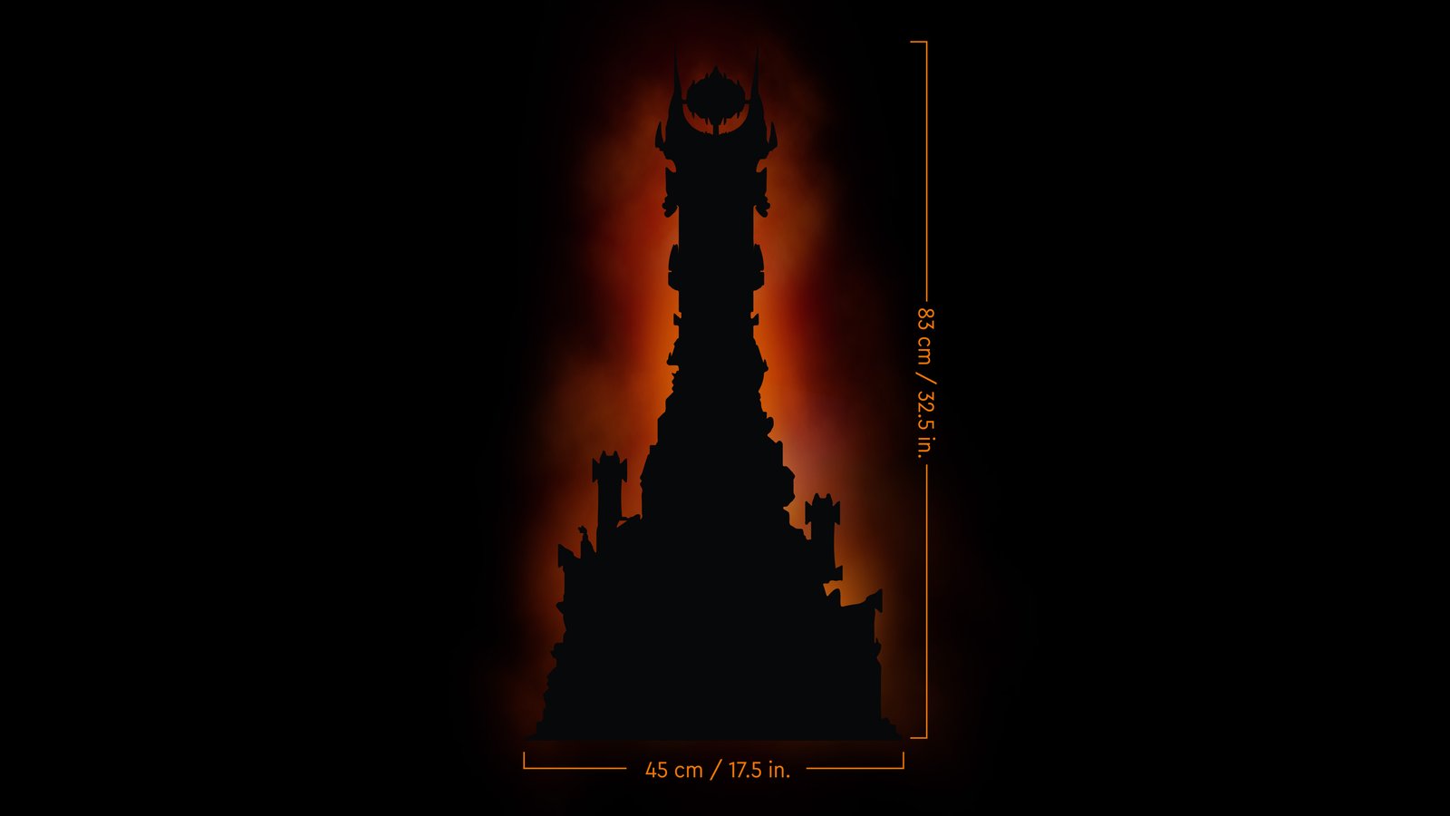 LEGO 10333 LEGO® Icons 10333 - Der Herr der Ringe: Barad-dûr™ – Detailansicht 1