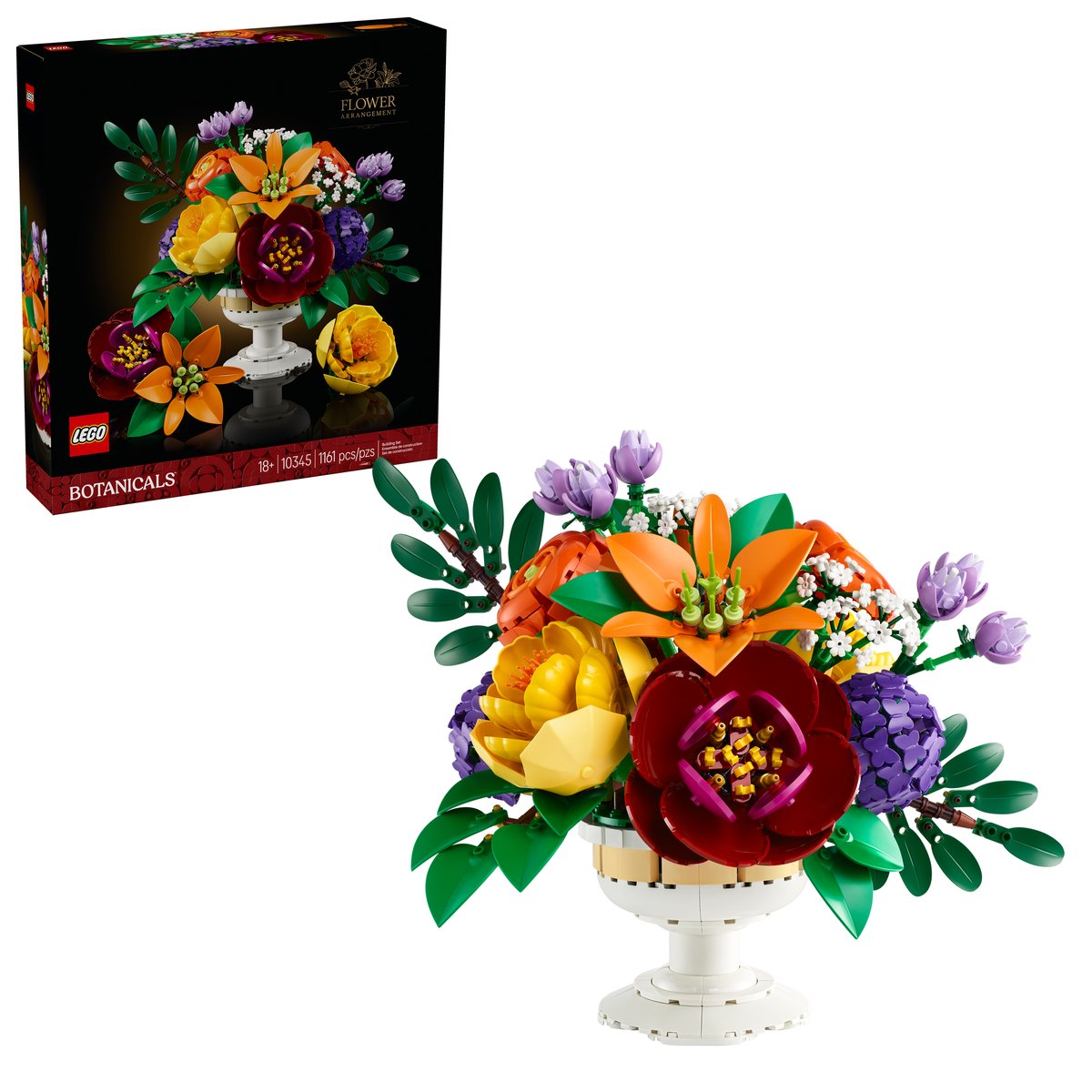 LEGO 10345 LEGO® Botanicals 10345 - Blumengesteck – Box & Produkt