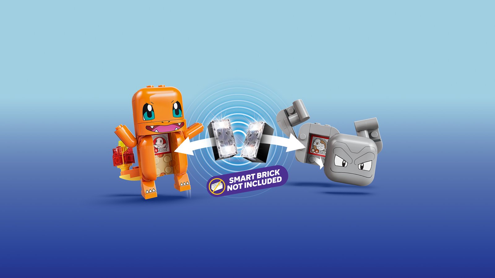 LEGO 72157 LEGO® Pokémon™ 72157 - SMART Play™: Glumandas und Kleinsteins Höhlenduell – Detailansicht 5