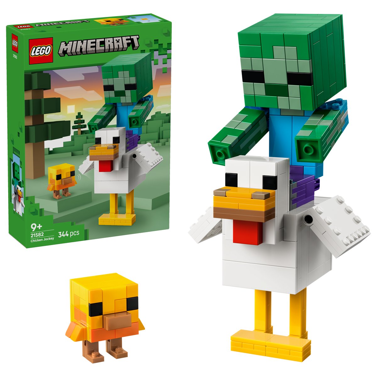 LEGO 21582 LEGO® Minecraft® 21582 - Hühnerreiter – Box & Produkt